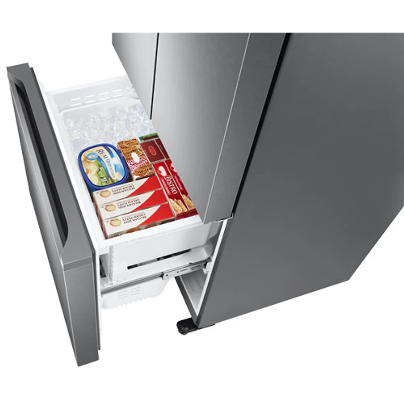 Samsung 33" 17.5 Cu. Ft. Counter-Depth French Door Refrigerator with Ice Dispenser (RF18A5101SR) - SS