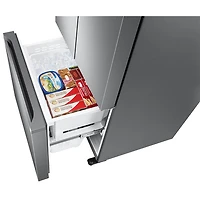 Samsung 33" 17.5 Cu. Ft. Counter-Depth French Door Refrigerator with Ice Dispenser (RF18A5101SR) - SS