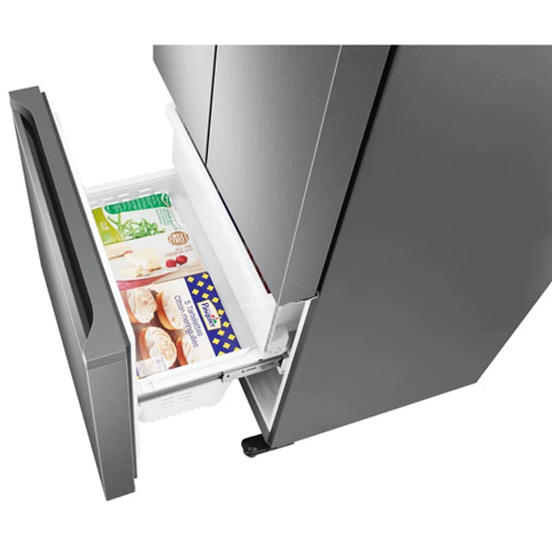 Samsung 33" 17.5 Cu. Ft. Counter-Depth French Door Refrigerator with Ice Dispenser (RF18A5101SR) - SS