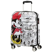 American Tourister Disney Wavebreaker 21" Hard Side Carry-On Luggage - White/Minnie Mouse