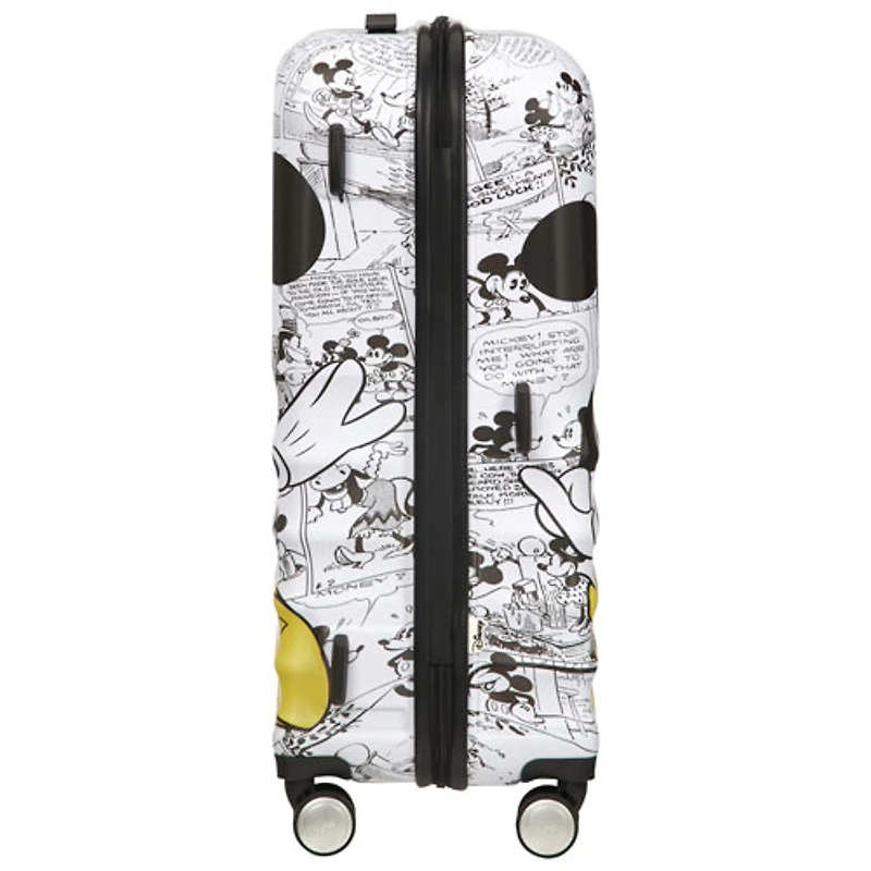 Valise rigide de 25 po Disney Wavebreaker d'American Tourister - Blanc/Minnie Mouse