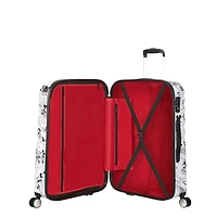 Valise rigide de 25 po Disney Wavebreaker d'American Tourister - Blanc/Minnie Mouse