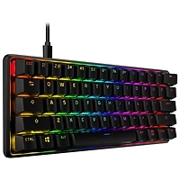Clavier de jeu mécanique rétroéclairé à touches linéaires Red Alloy Origins 60 de HyperX