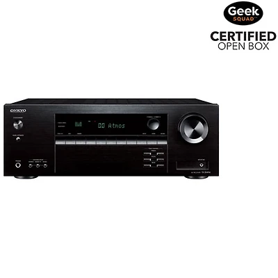 Récepteur AV Ultra HD 4K 7.2 canaux TX-SR494 d'Onkyo - Boîte ouverte