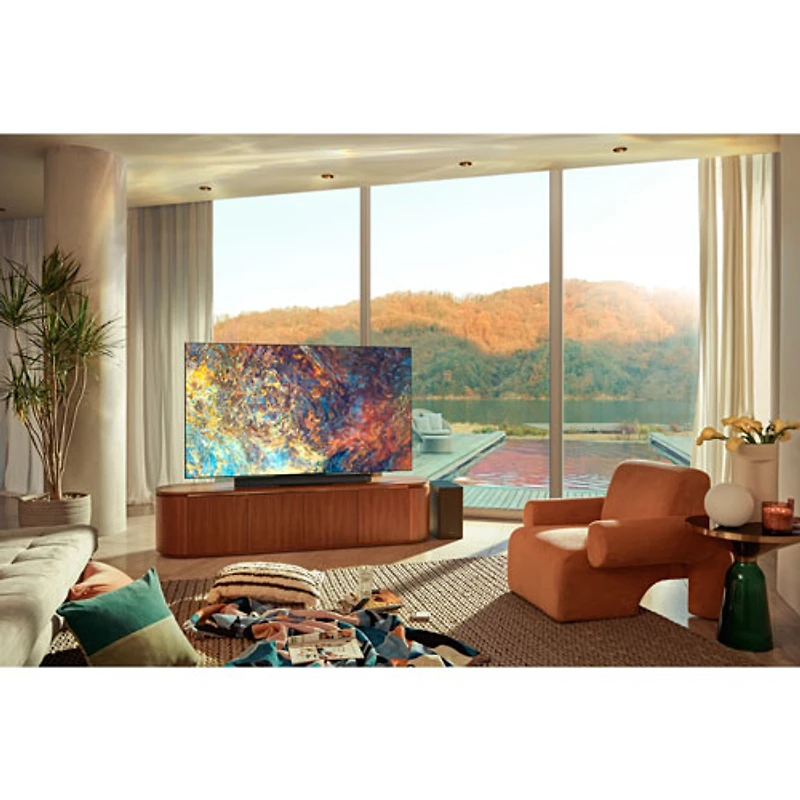 Samsung 85" 4K UHD HDR QLED Tizen OS Smart TV (QN85QN90AAFXZC) - 2021 - Titan Black