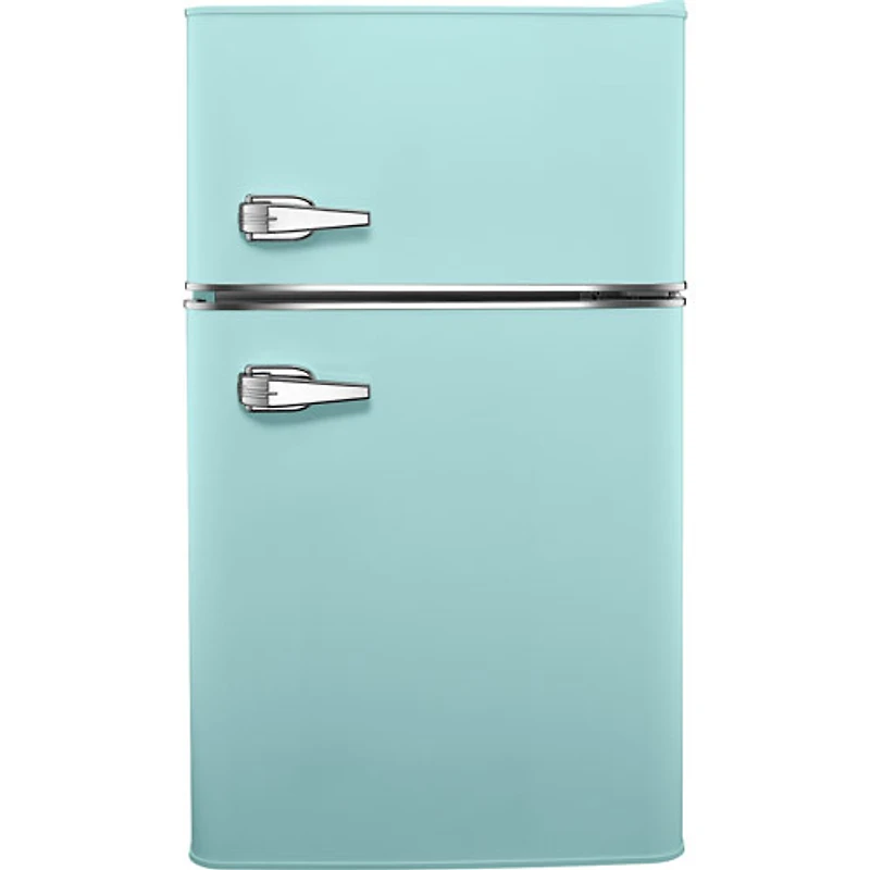Insignia 3.1 Cu. Ft. Retro Bar Fridge w/Top Freezer (NS-CFR32MT1) - Mint - Only at Best Buy