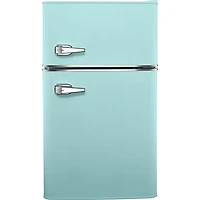 Insignia 3.1 Cu. Ft. Retro Bar Fridge w/Top Freezer (NS-CFR32MT1) - Mint - Only at Best Buy