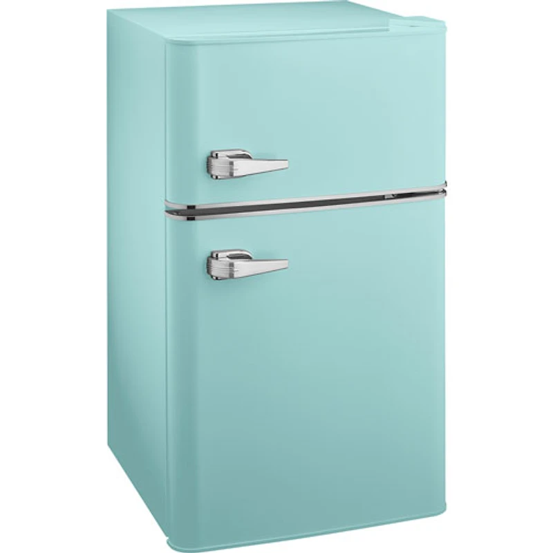 Insignia 3.1 Cu. Ft. Retro Bar Fridge w/Top Freezer (NS-CFR32MT1) - Mint - Only at Best Buy
