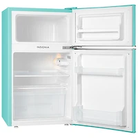 Insignia 3.1 Cu. Ft. Retro Bar Fridge w/Top Freezer (NS-CFR32MT1) - Mint - Only at Best Buy