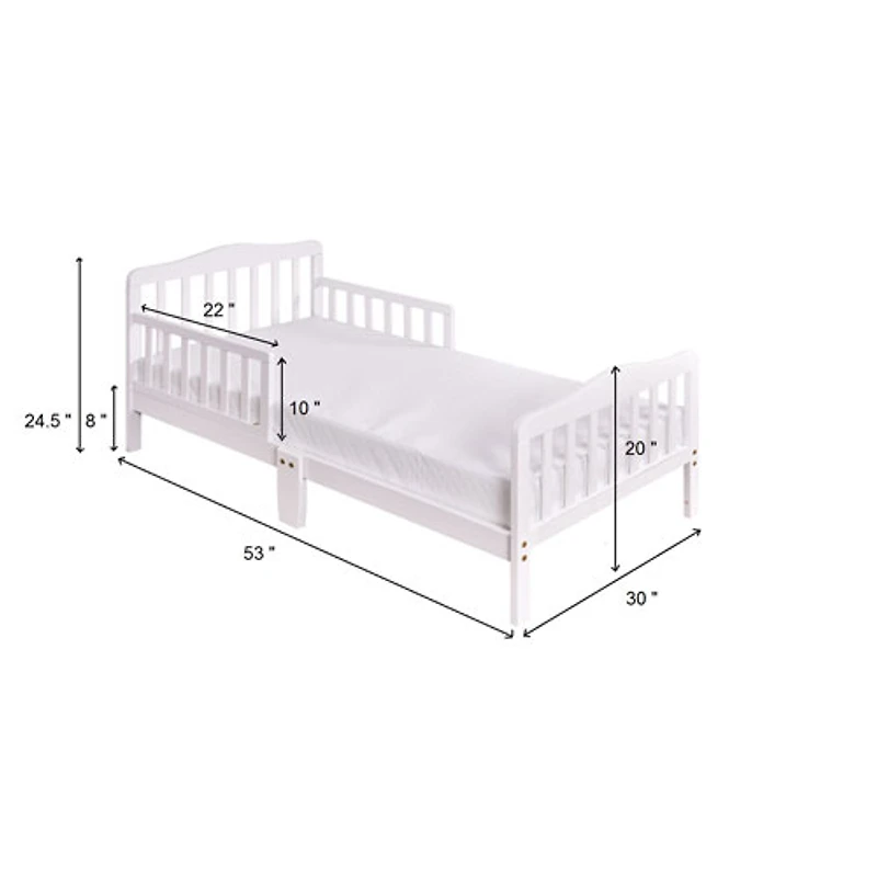 Lit contemporain pour enfant Finley de Concord Baby - Jeune enfant - Blanc