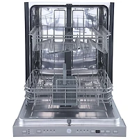 Lave-vaisselle encastrable 24 po 52 dB avec cuve en acier inoxydable de GE (GBP534SSPSS) - Inox