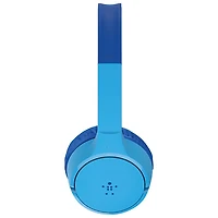 Belkin SoundForm Mini On-Ear Bluetooth Kids Headphones - Blue