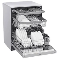 LG 24" 48dB Built-In Dishwasher w/ Third Rack (LDFN4542S) - Stainless Steel