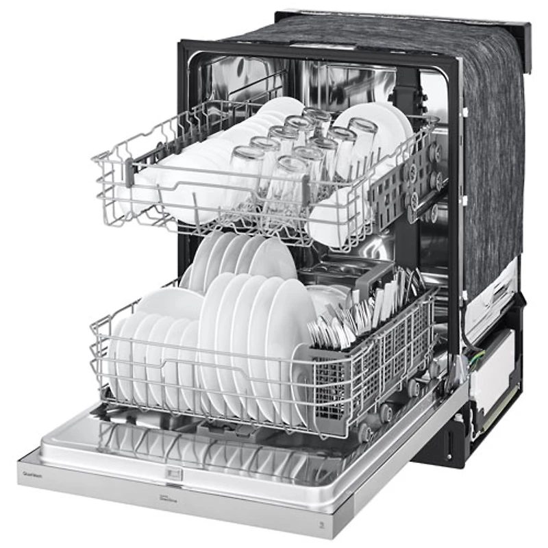 Lave-vaisselle encastrable 24 po 50 dB de LG (LDFN3432T) - Inox