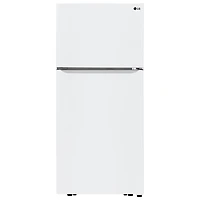 Réfrigérateur à congélateur supérieur 20,2 pi³ 30 po à éclairage DEL de LG (LTCS20020W) - Blanc