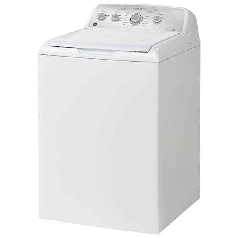 15331324- GE 4.9 Cu. Ft. High Efficiency Top Load Agitator Washer (GTW451BMRWS) - White