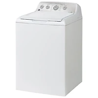 15331324- GE 4.9 Cu. Ft. High Efficiency Top Load Agitator Washer (GTW451BMRWS) - White