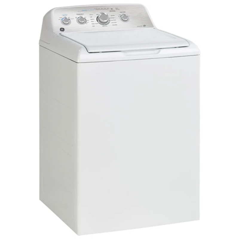 15331324- GE 4.9 Cu. Ft. High Efficiency Top Load Agitator Washer (GTW451BMRWS) - White