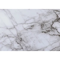 Monarch Corner 58.25"W Computer Desk - White Marble/Black