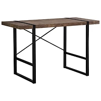 Bureau d'ordinateur de 49 po de largeur de Monarch - Brun/Noir