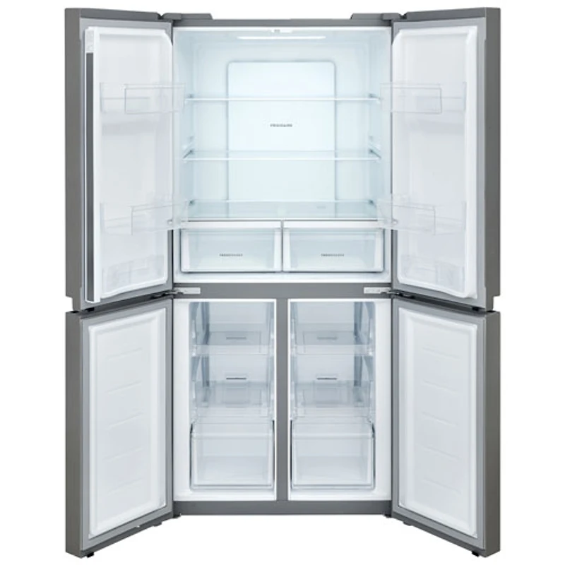 Réfrigérateur à deux portes de 33 po et 17,4 pi³ de Frigidaire (FRQG1721AV) - Acier brossé