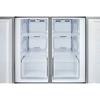 Réfrigérateur à deux portes de 33 po et 17,4 pi³ de Frigidaire (FRQG1721AV) - Acier brossé