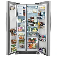 Réfrigérateur à congélateur juxtaposé de 33 po 22,2 pi³ Gallery de Frigidaire (GRSS2352AF) - Inox