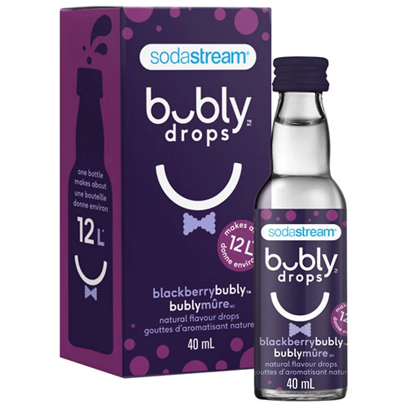 SodaStream Bubly Drops Blackberry Flavour