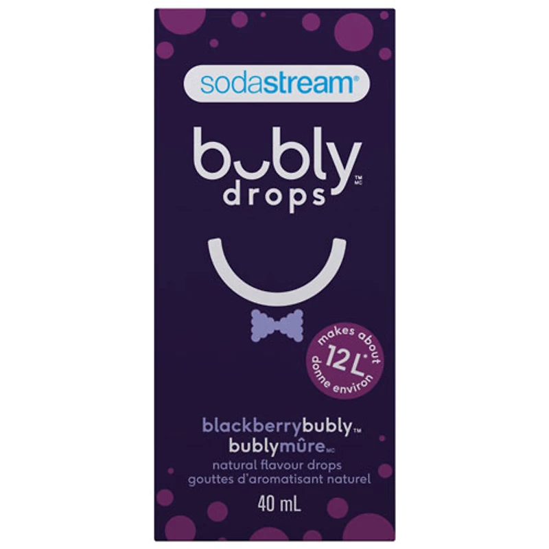 SodaStream Bubly Drops Blackberry Flavour
