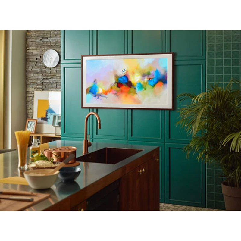 Téléviseur intelligent SE Tizen HDR QLED UHD 4K 65 po Le Cadre de Samsung (QN65LS03AAFXZC) - 2021