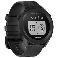 Montre intelligente Bluetooth de 43,7 mm Approach S12 de Garmin pour le golf - Noir