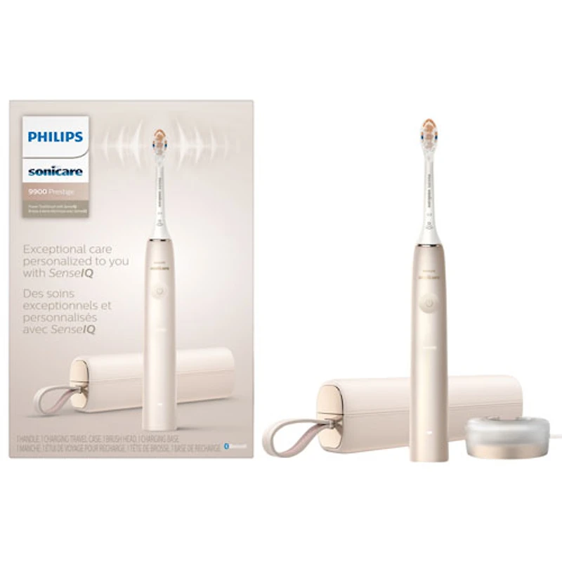 Brosse à dents électrique Philips Prestige de Sonicare (HX9990/11) - Champagne