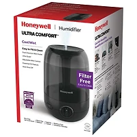 Humidificateur ultrasonique à vapeur froide Ultra de Honeywell - Noir