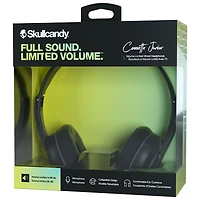 Skullcandy Cassette Junior On-Ear Sound Isolating Headphones - Black