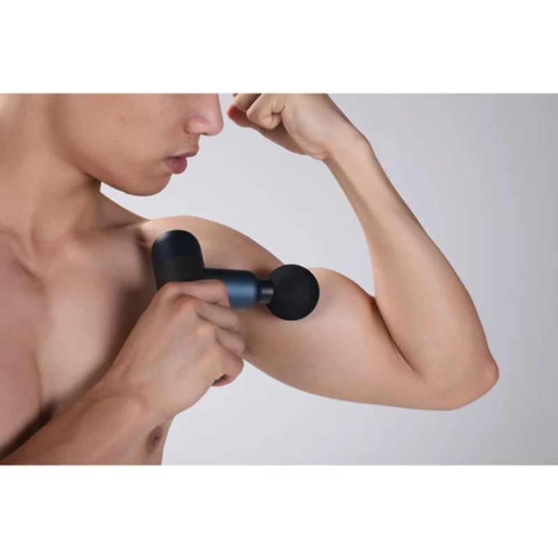 Appareil de massage portatif à percussions K2 de KiCA - Bleu