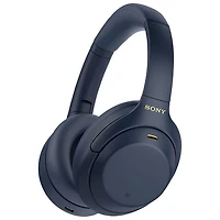 Casque d'écoute Bluetooth à suppression du bruit WH-1000XM4 de Sony - Bleu