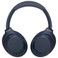 Casque d'écoute Bluetooth à suppression du bruit WH-1000XM4 de Sony - Bleu