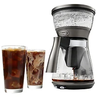 De'Longhi 3-in-1 Specialty Coffee Maker - 8-Cup - Silver