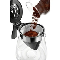 De'Longhi 3-in-1 Specialty Coffee Maker - 8-Cup - Silver