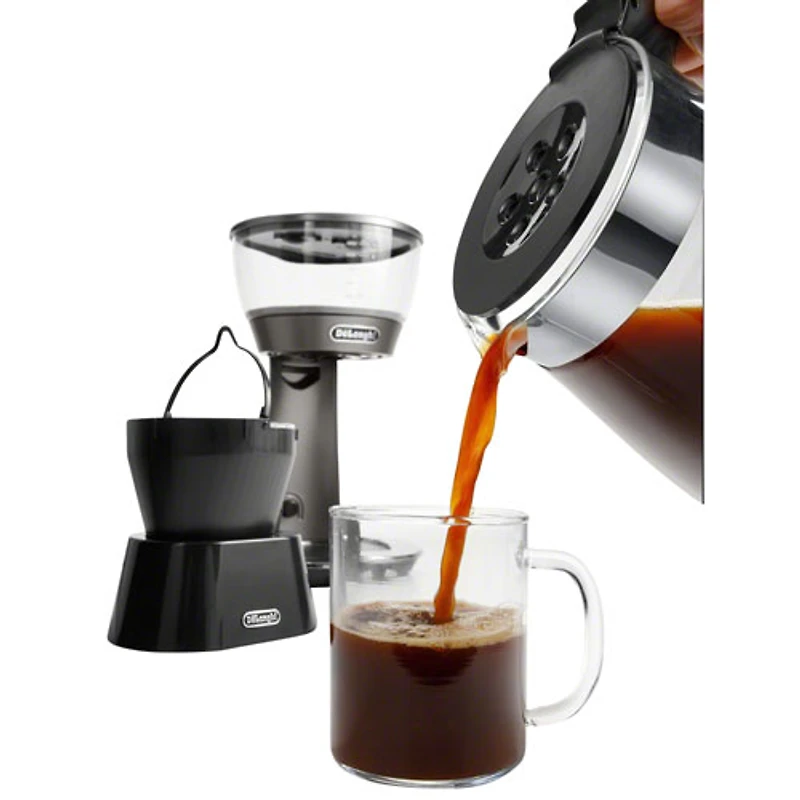 Cafetière 3-en-1 de De'Longhi - 8 tasses - Argenté