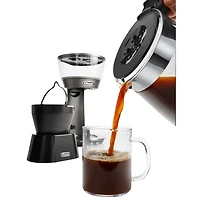 Cafetière 3-en-1 de De'Longhi - 8 tasses - Argenté