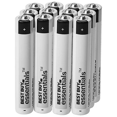 Piles alcalines AAAA Best Buy Essentials - Paquet de 12 - Exclusivité Best Buy