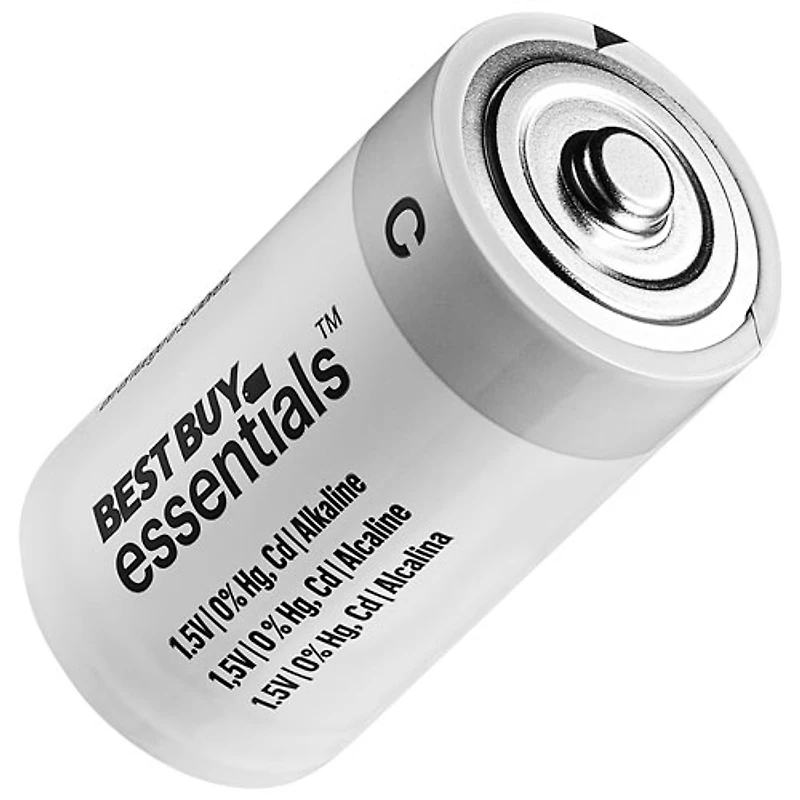 Piles alcalines C Best Buy Essentials - Paquet de 4 - Exclusivité Best Buy