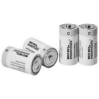Piles alcalines C Best Buy Essentials - Paquet de 4 - Exclusivité Best Buy