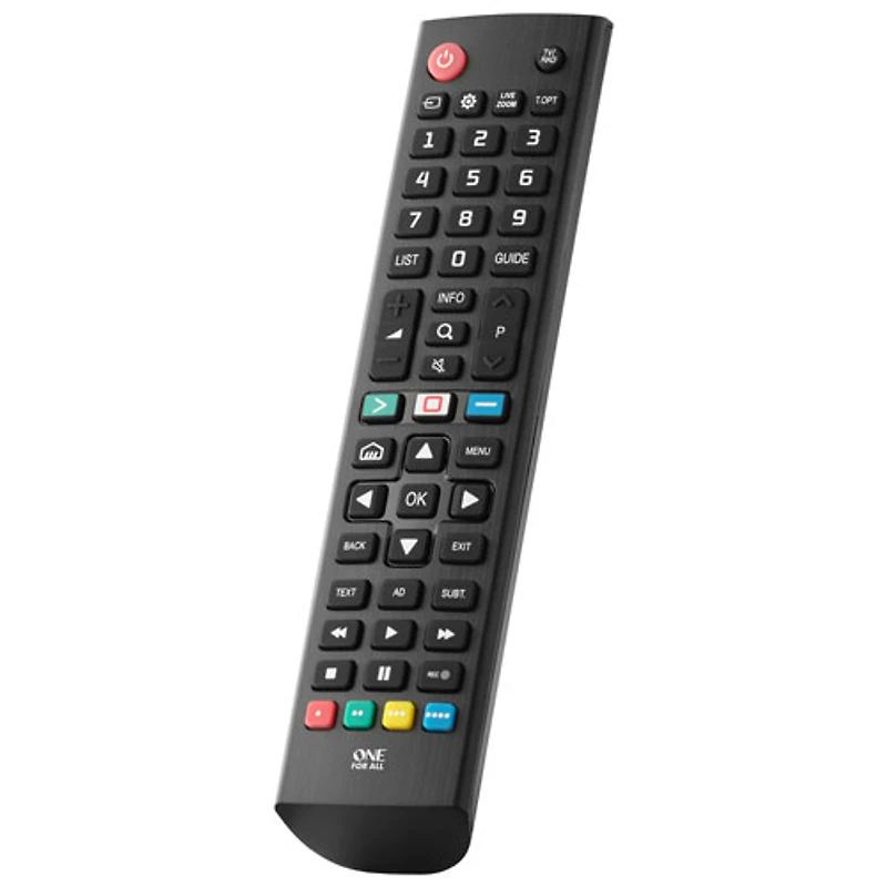 Télécommande de téléviseur de rechange LG d'One For All (URC4811)