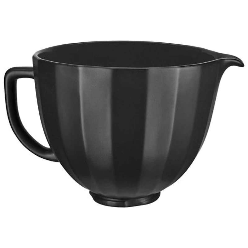 Bol en céramique de 5 pte pour batteur sur socle de KitchenAid - Coquillage noir