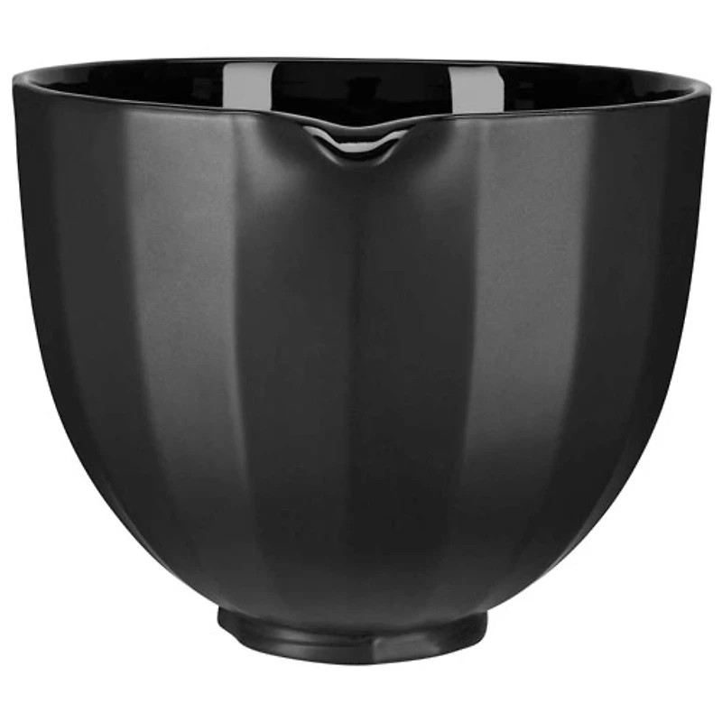 Bol en céramique de 5 pte pour batteur sur socle de KitchenAid - Coquillage noir