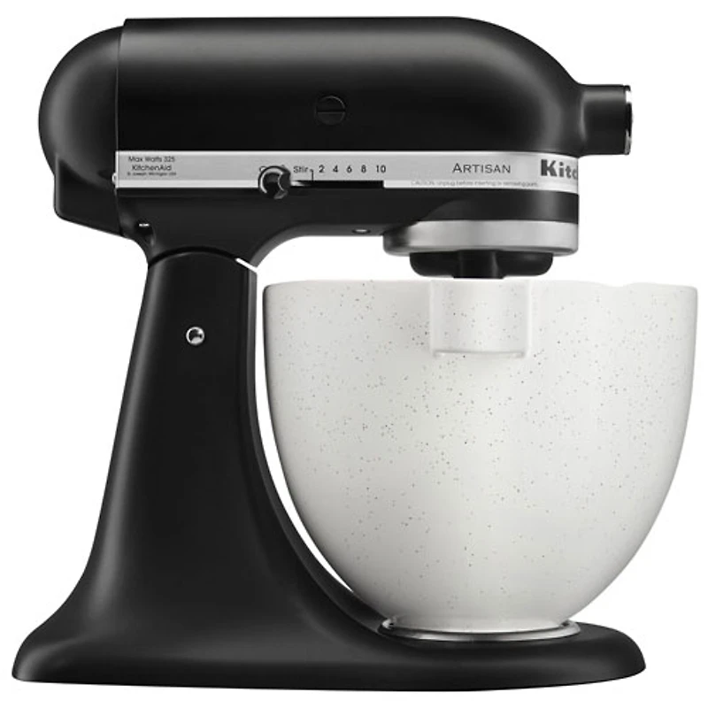 KitchenAid 5Qt Ceramic Stand Mixer Bowl - Speckled Stone