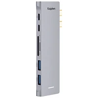 Concentrateur 7-en-2 USB-C double de Kopplen (HUB-C30SGR)