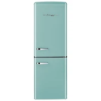 Réfrigérateur congélateur inférieur de 23 po 7 pi³ Retro by Unique (UGP-215L T AC) - Turquoise océan